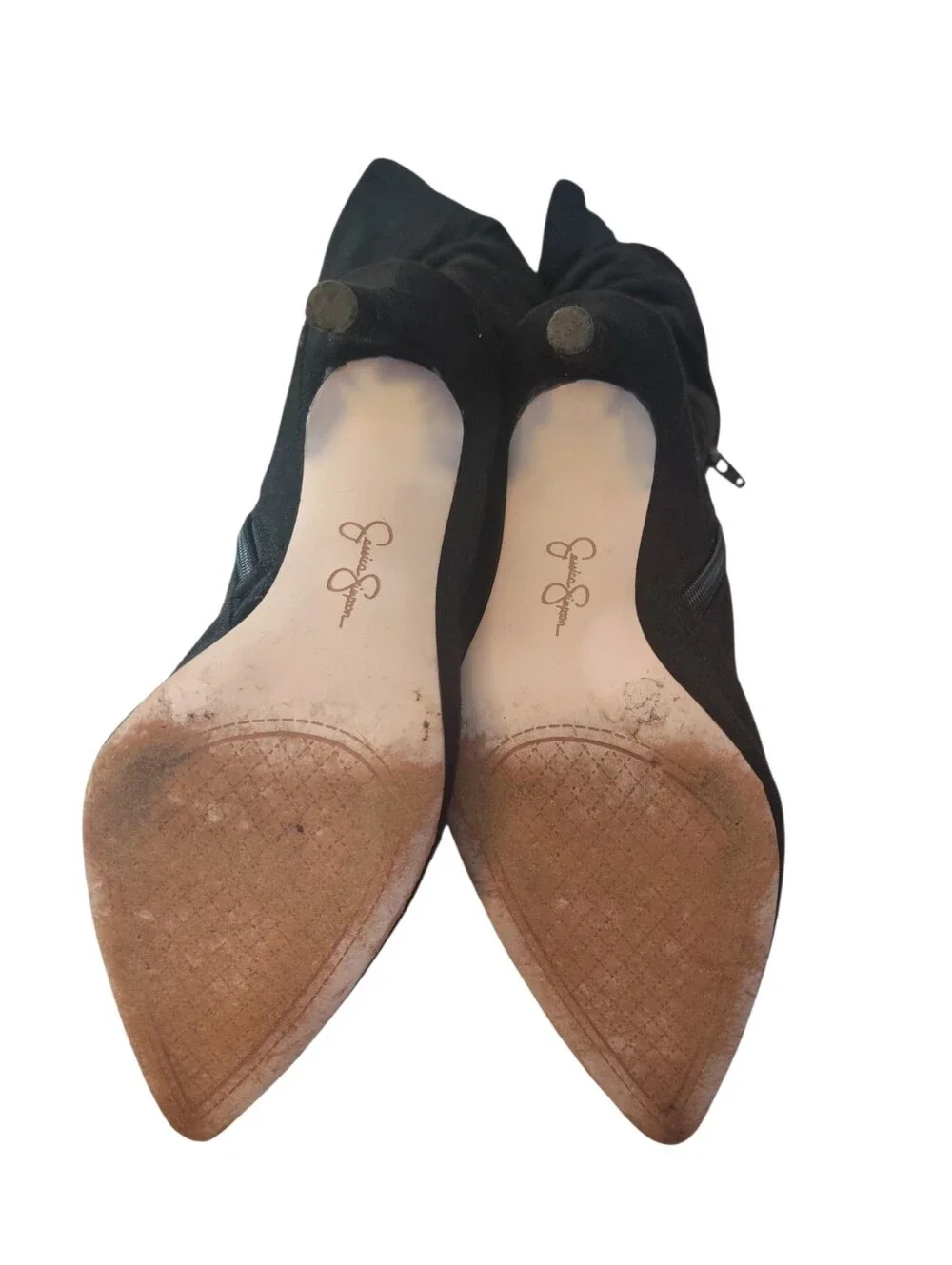 Jessica Simpson Luxella Black Over-the-Knee Stiletto Boots Size 6.5